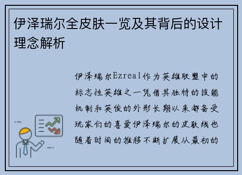 伊泽瑞尔全皮肤一览及其背后的设计理念解析